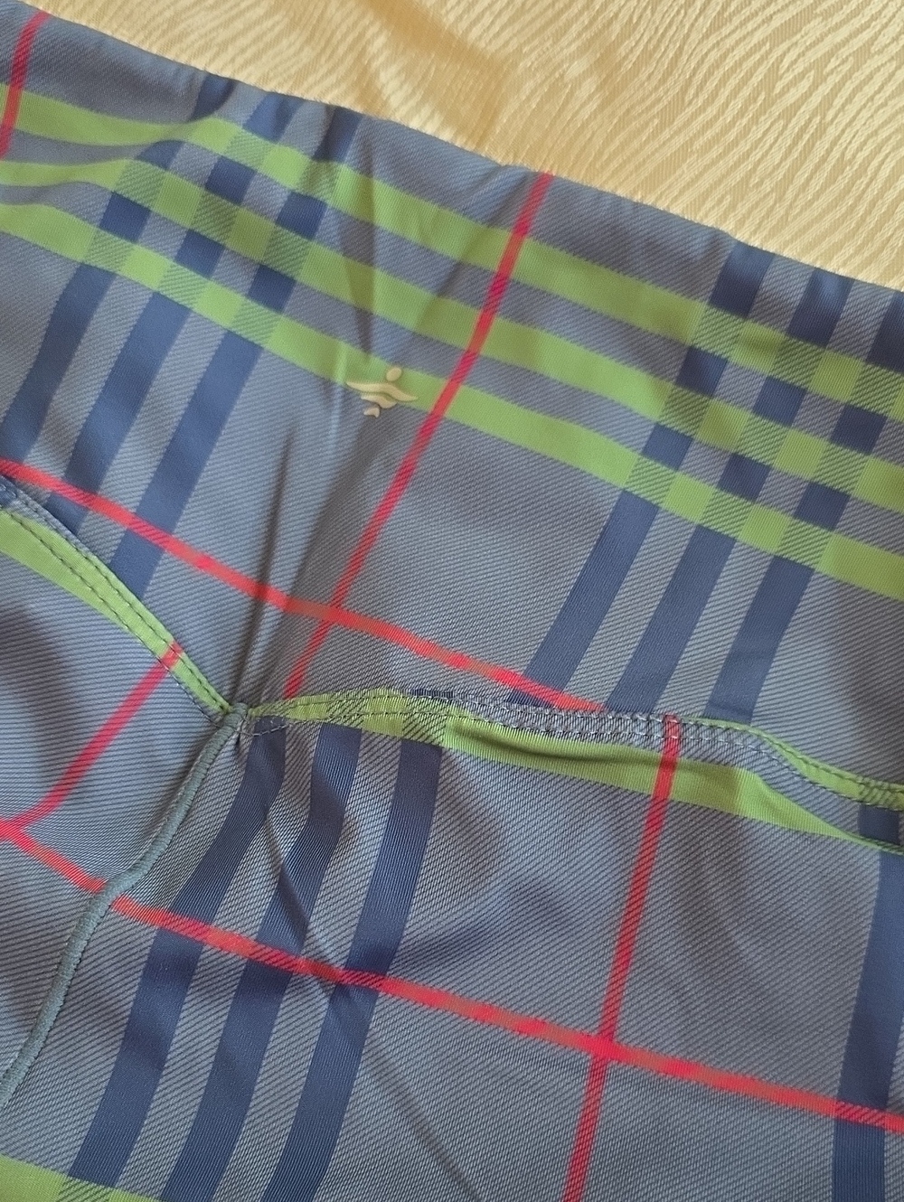 HALARA Plaid Pants, Bootcut, Office Or Athletic. Blue, Green, Red. Ladies XL - Picture 4 of 7